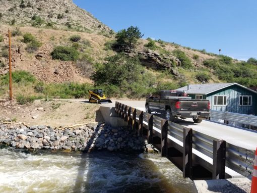 Longmont Dam Road bridge